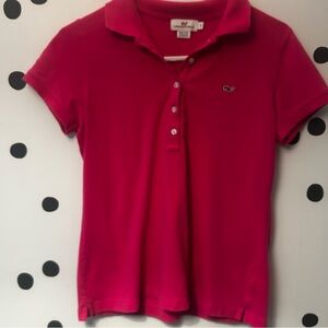 ‼️SALE‼️Vineyard Vines collared pink shirt‼️